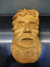 Handgeschnitzte holzmaske - handgeschnitzte,