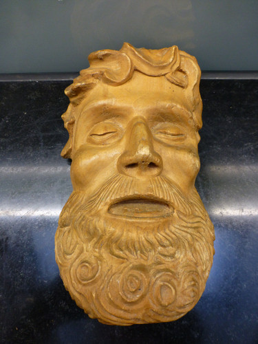 Handgeschnitzte holzmaske - handgeschnitzte,