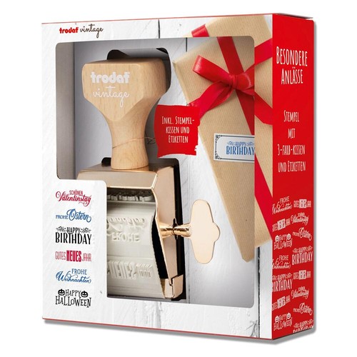 Trodat vintage stempelset - trodat,