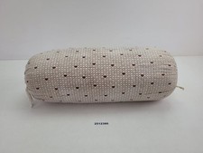 Klöppelsack Herz-Muster Beige Rot Alt Antik Vintage Landhaus Deko #2512386