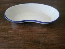 alte Nierenschale, emaille Schale in Nierenform