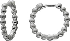 Platin 950 Kugel Klappcreolen