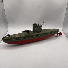 Blechspielzeug Arnold U-Boot U 29 erste Ausführung Vorkrieg Uhrwerk Funktioniert