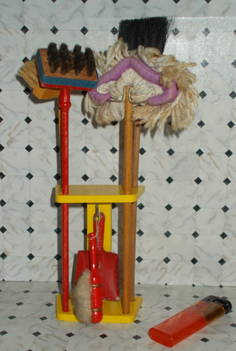 Altes reinigungs set schrubber - altes, reinigungs-set