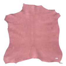 Ziegenleder Himbeerrot Velourleder ganze Lederhaut Bastelleder Lederreste