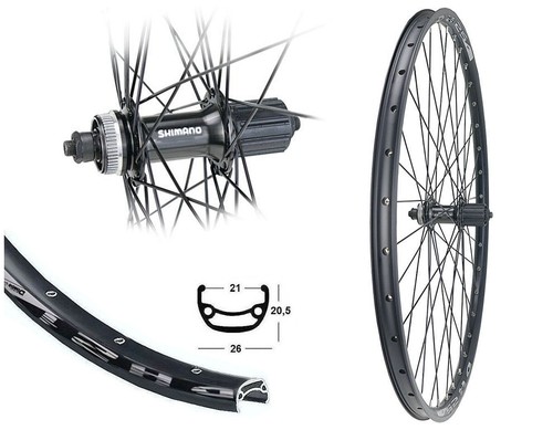 Hinterrad shimano disc - 28"/29",