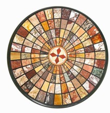 24" Runde Marmor Tischplatte