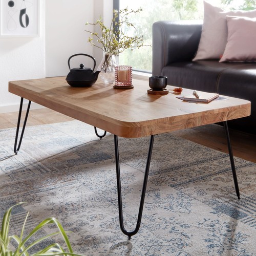Finebuy couchtisch akazie - finebuy,