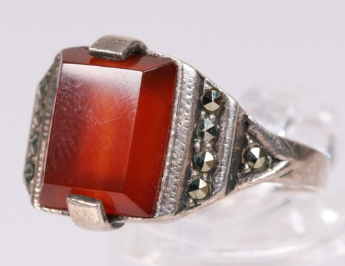 Antiker art deco - karneol, &