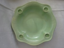 Jasba 1924/25 Adventsschale Adventskranz Kerzenhalter Keramik 50er Mintgrün Mint