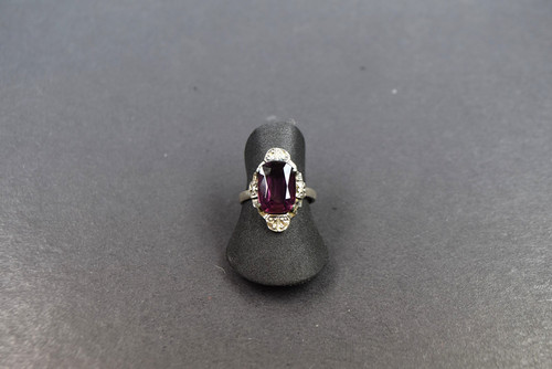 Art deco damenring silber 835 - deco,