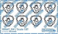 TRUCKMO Decals Scania Logo