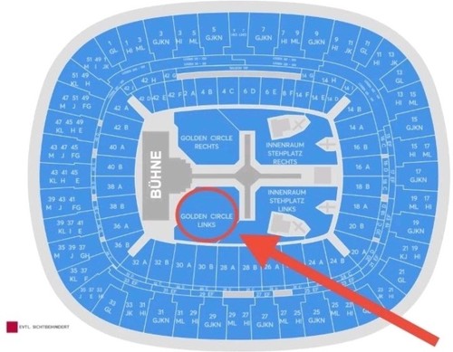 Ticket golden circle - 💥golden, circle💥