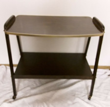 Teewagen Barwagen Ablage Beistelltisch Konsole 50er Rollen Servante Sammler