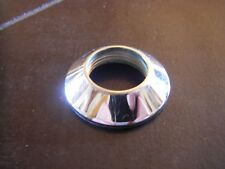 Rosette verchromt, 45 mm x 3/4", ca. 11 mm hoch, sehr guter, gebrauchter Zustand