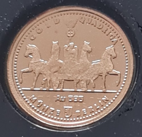 Medaille gold quadriga 2017 - medaille,