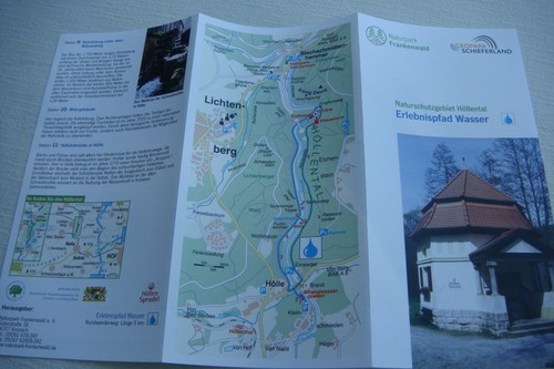 Faltprospekt naturschutzgebiet - faltprospekt,