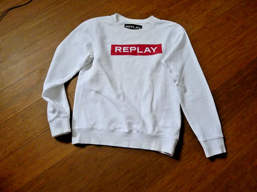 Sweatshirt replay weiss top - sweatshirt, s