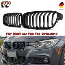 Kühlergrill Schwarz Glanz