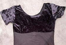 SAMT Tanzbody Mädchen Ballett-Anzug Trikot STRETCH 13-16 Jahre schwarz Gr. 164