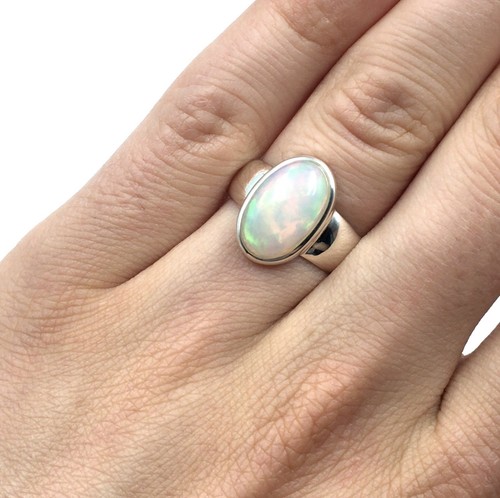 925 sterling silber ring - sterling, opal
