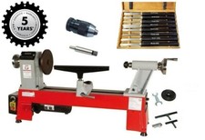 Holzmann Drechselbank D460FXL SET +8 Drechseleisen H8TLG+Schnellspannfutter+Dorn