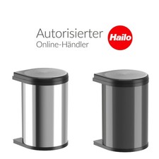 HAILO Mülleimer Edelstahl AS