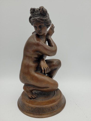 Bronze plastik kauernde - bronze, venus