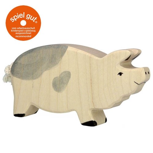 Holztiger holzfigur - holztiger,
