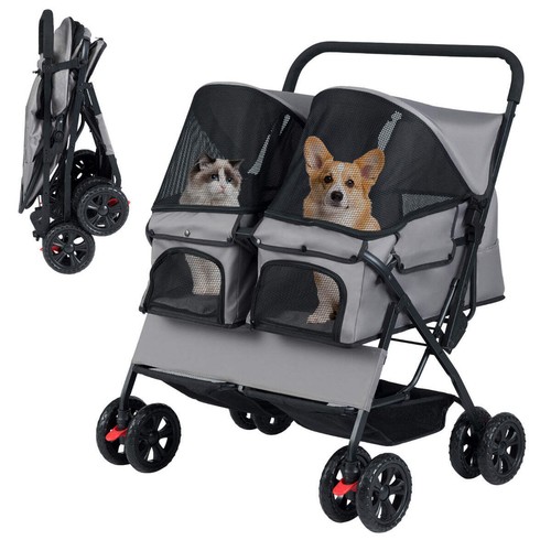 Doppel haustier kinderwagen - doppel,