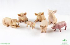 Konvolut Schweine Schleich und andere Spielzeug Gummitiere Sammler Bauernhof
