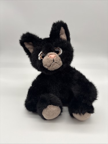 Kuscheltier schwarze katze - kuscheltier,