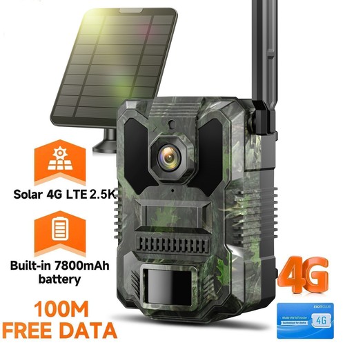 Wildkamera solar mit sim - 4g,