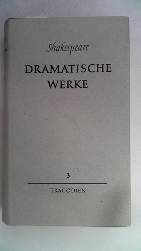Dramatische werke band - dramatische, werke.