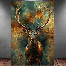 LEINWAND BILDER XXL HIRSCH