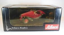 Schuco Nr. 01045 Auto Akustico 2002 mit Blechbär rot/schwarz Replika OVP #3129
