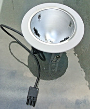 Einbau Strahler für 70W Halogenstab 155mm Durchmesser mit Schutzglas