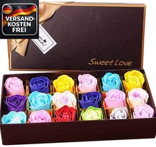 Rose Seife Blumen Geschenkbox