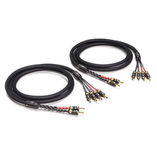 Viablue silver wire - silver, bi-wire