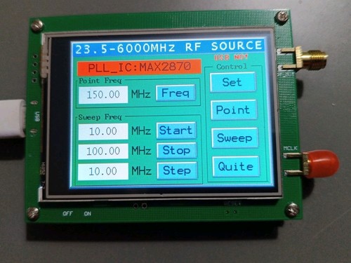 Max2870 signal generator - signal,