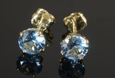 585 Gold  Ohrstecker  mit 4