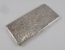 *RAR* Großes Zigarettenetui Florales Dekor Handarbeit in 950er Sterlingsilber