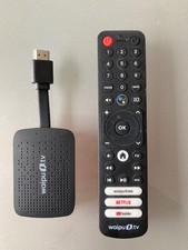 waipu.tv 4k stick inkl. fernbedienung schwarz
