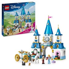 LEGO ǀ Disney Princess 43275 Cinderellas Schloss und Pferdekutsche