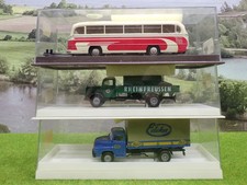 Brekina H0 Konvolut 2 x Pritschen LKW + 1 x Bus in OVP  (VH) C1154