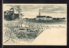 Schwarzweiss - Litho Nittenau im Oberpfälzer Landkreis Schwandorf