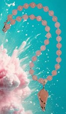 Rosenquarz Halskette🌹40 cm