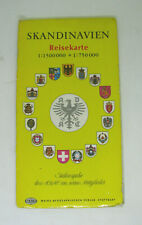 Reisekarte Skandinavien, Jahresgabe des ADAC, Mairs Geographischer Verlag