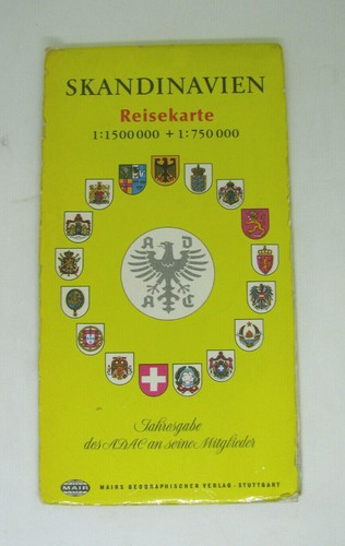 Reisekarte skandinavien - reisekarte,