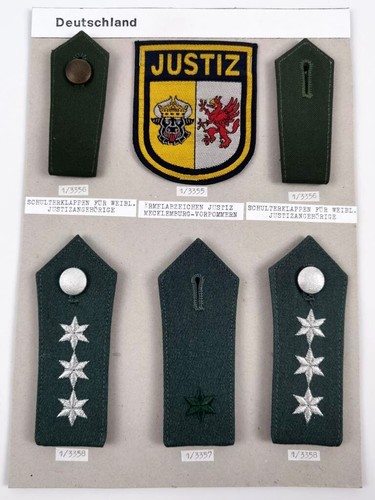 Jusitz nach 1945 - konvolut, auf